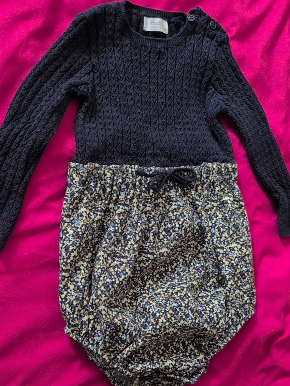 New Baby Toddler One Piece Romper Dress Adorable Size 24/30 Months Sweater